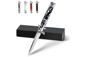 ZIMAIC Klappmesser Taschenmesser, Scharfer Einhandmesser, Outdoor Messer für Camping, Survival, Angeln, Geschenk für Männer