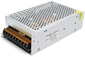 inShareplus 5V 40A 200W, DC Universal Regulated Switching Power Supply, Converter, LED Driver, Transformer, Adapter for LED Strips Pixel Lights, 3D Printer, Computer Project, CCTV