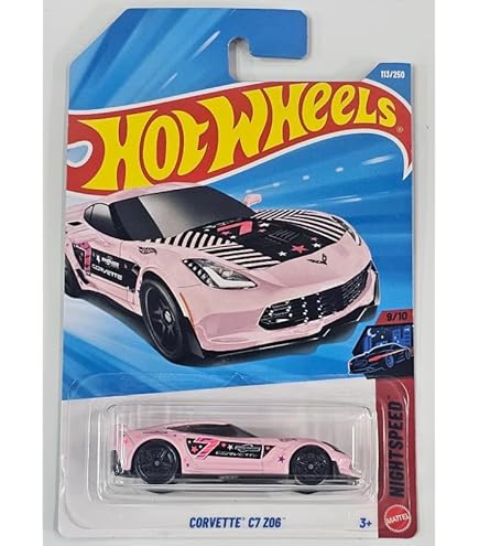 DieCast Hot Wheels '19 Corvette ZR1 Convertible (Orange), 2020