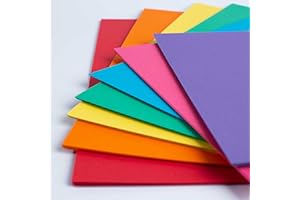 House of Card & Paper Lot de 50 feuilles cartonnées A4 160 g/m² - Couleur arc-en-ciel