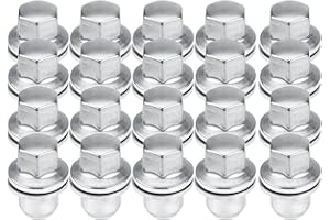DIXHILLS Wheel Nuts Set of 20pcs Wheel Lug Nuts, Steel Alloy Nut Set Compatible with Land Ro-ver Sport 2005-2013 Discovery LR3 LR4 2004-2014 Range Rover L322 2006-2012 Replacement for LR068126 RRD500290