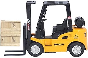 Bagima Gabelstapler-Spielzeug, Hebefahrzeug-Spielzeug Kinder, Gabelstapler, Konstruktionsspielzeug, Technisches Fahrzeugmodell, Kinderspielzeug, Tiermodell-Handbuch