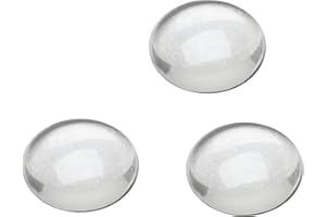Dophee 200Pcs Crystal Clear Rotonda Cabochon Posteriore Piana Cupola di Vetro delle mattonelle Gioielli Fare 8mm