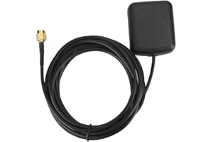 ARAMOX Aktive GPS Antenne SMA Anschluss 3 Meter Magnetfuß GPS Antennenkabel für Auto Navigationssignal Verstärkung