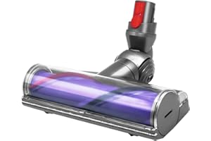 LCJM Tête de Brosse pour Dyson V12 Detect Slim V10 Digital Slim, Motorhead Brosse pour Dyson V12 Slim V10 Slim Aspirateurs, Tête de Brosse Nettoyage à Entraînement Direct pour Sols Durs et Moquettes