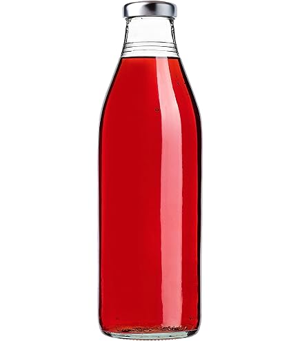 Pot De Confiture Vide Mikken Lot De 4 Bouteilles En Verre Pharmaceutique Avec Bouchon En Liège Et étiquettes 300 Ml Pot Confiture Vide