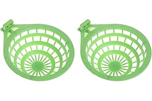 WanShi 2X Vogelnest Kunststoff Hohl Hängekäfig Eier Brutwerkzeug Pan Papagei Kanarienvogel