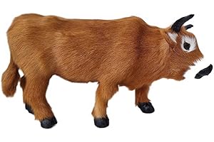 ERZÄHLFIGUREN KOLB - KUNSTHANDWERK Stehender Ochse aus Echtfell zu 30 cm Erzählfiguren und Krippenfiguren