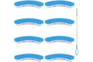 Acmerota Filtr do fontanny dla kota ulepszony zamiennik dla NPET WF050 i WF100 filtr do fontanny dla kota w kształcie łuku z 4 systemami filtracji do fontanny dla kota HAPUP Kitty wylewka 1,730 g