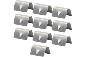 Clip de Déflecteur de Vent, Brise de Voiture Clip, Clip de Déflecteur de Vent de Pluie, 10pcs Clip en Acier pour Pare Brise de Voiture en Acier Inoxydable, Adapté à la Voiture