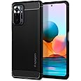 Spigen Cover Rugged Armor Compatibile con Xiaomi Redmi Note 10 Pro - Nero