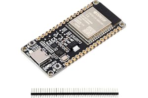 ‎WAVESHARE ESP32-C6 Microcontroller WiFi 6 Development Board ESP32-C6-WROOM-1-N8 Module with RISC-V 32-bit Sngle-core Processor, WiFi 6+Bluetooth 5+IEEE 802.15.4 Wireless Communication