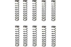 qinggw 10pcs diamètre de Fil de 0,5 mm Diamètre extérieur 5mm Petit Ressort de Printemps en Acier à Ressort de Compression (Taille : 5x25mm)