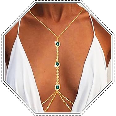 Carufin Taille Ketting Zomer Strand Bikini Sexy Bifurcated Body Chain Goud Eenvoudige Buik Ketting Sieraden voor Vrouwen en Meisjes Carufin Taille Ketting Zomer Strand Bikini Sexy Bifurcated Body Chain Goud Eenvoudige Buik Ketting Sieraden voor Vrouwen en Meisjes