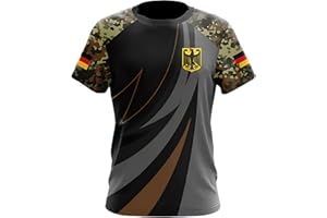 YuanDiann 2024 European Football Cup T Shirts Germany Fans Cheer On Sport Casual Mens Womens National Flag Printing Short Sleeve Round Neck Breathable Quick Dry Tee Shirt