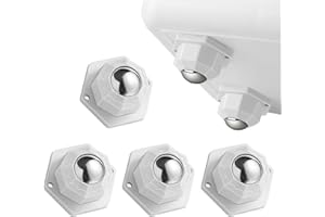 SVOCK 4 Pezzi ruota per mobile Pesanti, Caricare 200kg, Rotelle Adesive a 360°, Ruote Girevoli Autoadesive