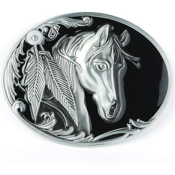 Fibbia Per Cintura Rettangolare Vintage In Metallo - Fibbia Da Uomo In Lega Zinco 7,8x4,9cm Stile Celtico - Foto 7