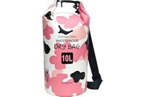 YUMQUA Waterproof Dry Bag Backpack 5L/10L/20L/30L/40L, Roll Top Floating Waterproof Storage Bags for Kayaking, Boating, Swimming, Hiking, Camping and Fishing