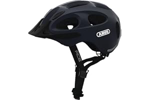 ABUS Stadthelm Youn-I ACE - Fahrradhelm für den Alltag - mit integriertem LED-Rücklicht - für Damen und Herren