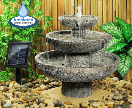 3-stöckiger Solar-Kaskadenbrunnen - 2