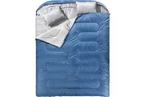 MEREZA Sleeping Bags XL for Mens Double Sleeping bag Adult Wide Sleeping Bag for Camping Big and Tall Sleeping Bags Large 2 Person Sleeping bag King Size Warm Cold Weather