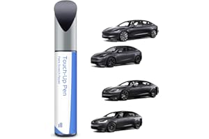 PARTS4EV (PN01) Lápiz de retoque gris Stealth Tesla, reparación de arañazos con combinación de colores para modelo 3/Y/S/X