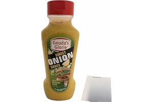 Gouda's Glorie Sweet Onion Sauce (550ml Flasche) + usy Block