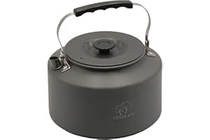 Bulin Bouilloire de Camping ultralégère, Portable 1,5L/2,1L/2,2L, avec Tasse, Casserole et Bouilloire 2 en 1, idéale pour randonnée, Pique-Nique, Alpinisme et Autres activités de Plein air