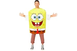 AMSCAN (PKT) Kostium Spongebob Kanciastoporty dla dorosłych (Standard)