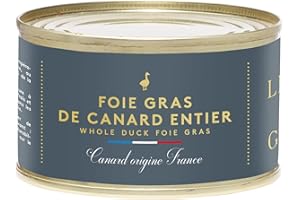 COMPTOIR DE LA GASTRONOMIE - Foie Gras de Canard Entier en Conserve - Boite de 0,130Kg