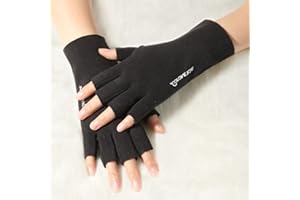 GIVBRO Guanti da donna Guanti senza dita Guanti termici invernali Mezze dita Guanti scaldamani per le signore Ciclismo Sport all'aria aperta