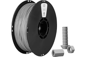 kexcelled ABS Filament pour Imprimante 3D 1,75 mm +/- 0,03 mm, Résistant à Haute Température et Durable, Convient à la Plupart des Imprimantes FDM, Bobine de 1 kg (2,2 lbs), Gris