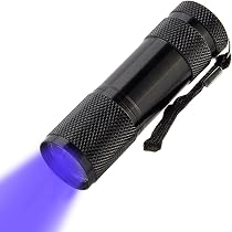 Torcia UV Viola Portatile 395nm, Luce Ultravioletta Per Rilevare Macchie - Foto 2