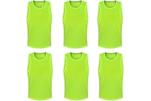 FIBOGOUP Pettorine per allenamento a squadre,Divise da allenamento per squadre di calcio e basket,gilet traspirante,Taglie multiple adatte per 115-180+,M-XL