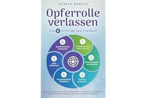 Opferrolle verlassen – Die 6 Schritte zur Freiheit: Wie du toxischen Beziehungen entkommst, Mobbing und Vorurteilen entgegentrittst und dein Leben zum Positiven veränderst