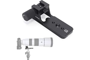 iShoot Base Anillo de Montaje en Trípode Pie Collar de Objetivo Compatible con Sony FE 200-600mm f/5.6-6.3 G OSS SEL200600G, Soporte de Lente es Arca-Swiss Fit Cámara Placa de Liberación Rápida