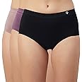C9 Airwear High Rise Solid Pack of 3 Seamless Hipster Panties Combo for Ladies