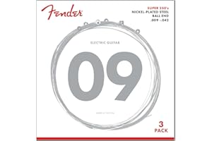 FENDER Super 250L NPS Ball End Strings (.009-.042 Gauges) 3-Pack