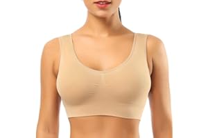 Boolavard Soutien-Gorge Sportif Dentelle -Top Sport Bra Blanc, Beige, Noir, Bébé Rose, Violet, Turquoise, Aqua, Rose Cerise