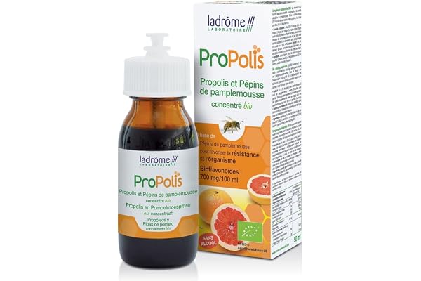 Ladrôme Propolis et Pépins de pamplemousse concentré bio 50ml