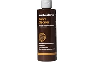 ‎FURNITURE CLINIC Holzreiniger (250ml) | Holzpflegemittel zum Restaurieren und Reinigen von Holzfußböden, Möbeln, Jalousien, Türen, Terrassen, Holzdecks und vielen anderen Holzoberflächen