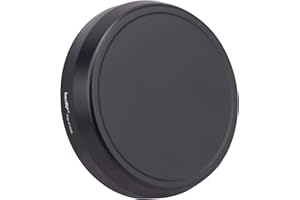 Haoge Cap-X100B - Tapa metálica para lente de cámara Fujifilm Fuji Fujinon X100F X100S X100T X100 X70, color negro