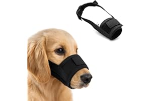 GENÉRICO Bozal para Perros Grandes, Medianos y Pequeños - Antiladridos y Adiestramiento. Ajustable. Tallas S, M, L, XL, XXL. Evita Comer accidentalemente (L)