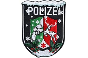 GEARBUDDIES Polizei Xmas Nordrhein-Westfalen Textilpatch Weihnachtsversion