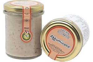 Crema di Lardo Affumicato | vasetto da 0,2 kg | Prodotto spalmabile tipico Toscano | Salumificio Artigianale Gombitelli - Toscana