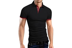 T-shirt herr, slim fit, pikétröja, herr, kortärmad, lätt muskeltröja, revers ventilerande pikétröja, stretch, sommarskjorta