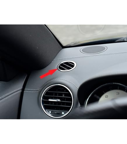 Binnenafdekking van staal voor Peugeot.RCZ | 4 stuks ventilatiesleuven, decoratieve plaat van geborsteld roestvrij staal tuning RCZ accessoires Binnenafdekking van staal voor Peugeot.RCZ | 4 stuks ventilatiesleuven, decoratieve plaat van geborsteld roestvrij staal tuning RCZ accessoires