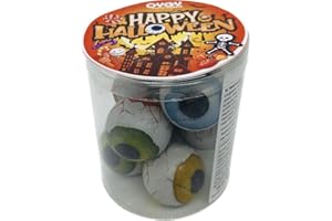 ‎OYOY OYOY 1x 105g Dose Halloween XL Augen aus Milchschokolade I ca. 7 Stück I plus gruseligen Halloweensticker