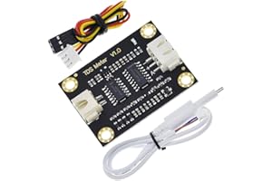 Hailege TDS Wassersensor Wasserleitfähigkeitssensor Flüssigkeitsdetektionssensor Wasserqualitätsüberwachungssensor TDS Monitor Kit Analogausgang