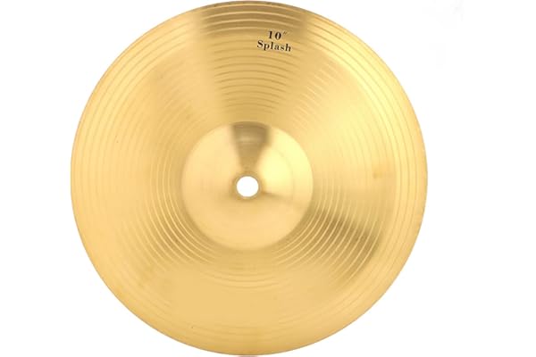 Cymbale de tambour, 10 pouces cymbale Splash en laiton accessoire pour batterie instrument de musique
